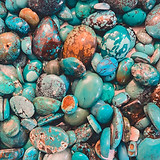 beautiful turquoise stones