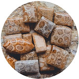 agatized fossil coral stones